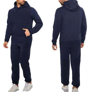 Ensemble de survêtement de sport pour homme en 2 pièces, pantalon de sport décontracté, haut de survêtement, ensemble de sweat-shirt à capuche, super doux, confortable et ajusté - Product Image 3