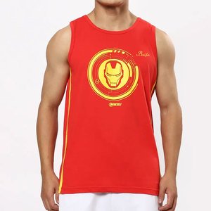 Débardeur de sport pour hommes, vêtements de fitness de haute qualité, col pakistanais, polyester, spandex, couleur unie, coton sport XL - Product Image 1