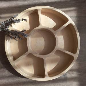 Plateau de service en bois durable élégant pour salle à manger, cuisine et décoration intérieure Plateau de boisson moderne pour les fêtes - Product Image 4