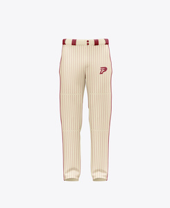 Pantalon de baseball personnalisé à rayures fines, qualité professionnelle - Product Image 1