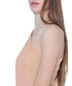 เสื้อครอปแขนกุดสำหรับผู้หญิงเสื้อผ้าเซ็กซี่เสื้อครอปแขนกุดสีอ่อนแขนกุดเปิดไหล่ข้างหนึ่งสำหรับฤดูร้อน - Product Image 6