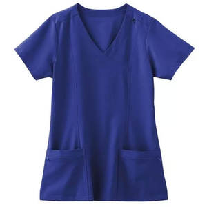 เสื้อสแปนเด็กซ์ผ้าแคนวาสโรงพยาบาลระบายอากาศได้ดีผ้าสแปนเด็กซ์ขนาดออกแบบได้ตามต้องการฤดูร้อน - Product Image 1