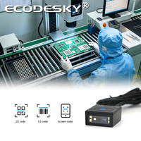 EMT6432Pro 1MP Motor de Lectura de Códigos de Barras de Montaje Fijo con Alta Tolerancia al Movimiento, Interfaz USB, Módulo de Lectura QR Integrado