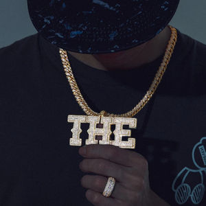 Alta demanda Personalizar Lab Grown Diamonds Ice Out Real 10kt Oro sólido Hombres Hip Hop Colgante para la venta de India - Product Image 1