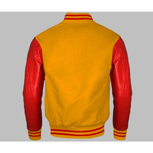 Chaqueta universitaria con mangas de cuerpo personalizadas de calidad superior para hombre, bombardero de béisbol de invierno con diseño Letterman 2025 Slim Fit - Product Image 5