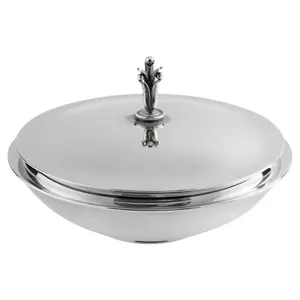 Cacerola de Acero Inoxidable de Alta Calidad con Tapa |   Utensilios de Cocina Antiadherentes y Duraderos para Todo Tipo de Estufas y Uso Diario - Product Image 6