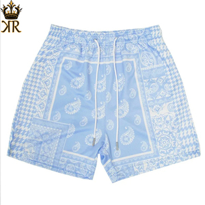 Summer New Trendy Boho Shorts Vintage Oversize Street Sports Shorts pour Femmes Hommes Casual Floral Hawaii Beach Short Pants Swim - Product Image 6