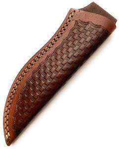 Funda de cuero personalizada para acampar al aire libre, protectores fijos para cuchillos para acampar al aire libre, cubiertas de cuero para hoja de cuchillo - Product Image 2