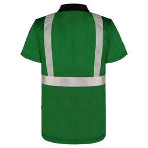 Wholesale Price Breathable Shirt Hi Visibility Black Bottom Short Sleeve T Shirt Two Tone Short Sleeve T Shirt Polo - Product Image 5