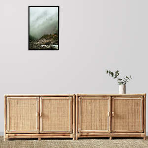 Armoires compactes et modernes armoires de rangement en rotin de luxe armoires pour l'organisation de la maison et de la cuisine - Product Image 2