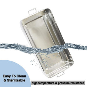 Boîte de stérilisation et de rangement pour instruments en acier inoxydable pour les utilisations chirurgicales, médicales et vétérinaires - Product Image 4