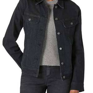 Veste en jean ample pour femmes, bleu, coupe courte, tendance, grande taille, manches longues, bouton décoratif, respirante, veste de printemps pour femmes - Product Image 4