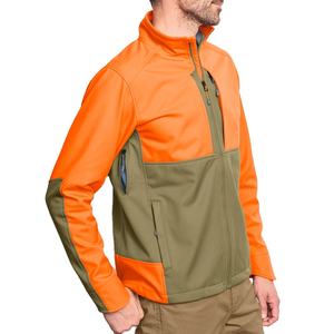 Custom Men's High Quality Softshell Long Zipper Outdoor Jacket Winter Waterproof Windproof Breathable Plus Size Solid 2026 - Product Image 2