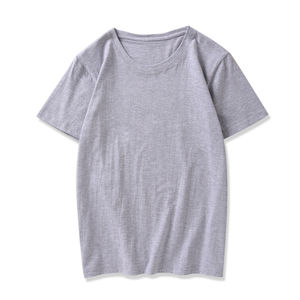 เสื้อยืดคอกลมลำลองสำหรับผู้ชายสีพื้น - Product Image 5
