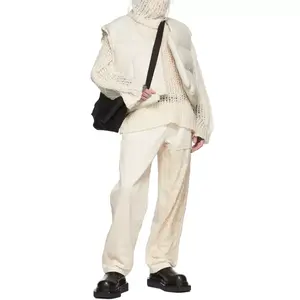 Chaleco acolchado transpirable de alta calidad para hombre, chaleco de plumón de gran tamaño con logotipo personalizado, chaleco ligero de burbujas, ropa de calle de invierno - Product Image 6