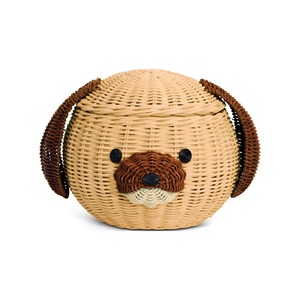 Accessoires pour bébé fille, paniers de rangement naturels en rotin, paniers pour table, organisateurs d'étagères - Product Image 3