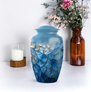 โกศบรรจุอัฐิสำหรับผู้ใหญ่ ขนาดใหญ่ เป็นมิตรกับสิ่งแวดล้อม ทนทาน ดีไซน์ปรับแต่งได้ ความจุ 220 คิวบิกอินช์ - Product Image 4