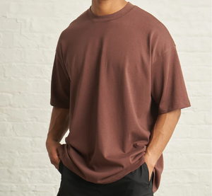 Camiseta Moderna para Hombre de Talla Grande, Transpirable, Ecológica, de Manga Corta, Tejida, Sostenible, de Secado Rápido, Anti-Encogimiento, Resistente a la Decoloración - Product Image 1