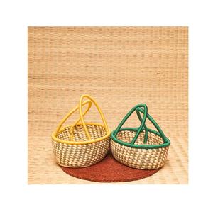 Cesta de hierba Sabai hecha a mano con tejido natural ecológico para decoración rústica del hogar y uso de organización de almacenamiento multiusos - Product Image 1