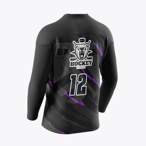 Venta al por mayor personalizado para hombre uniforme de hockey sobre hielo kit OEM/ODM sublimación completa Jersey y pantalones equipo ropa deportiva proveedor de fábrica - Product Image 3
