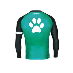 Purple Black Long Sleeve <b>Rashguard</b> Training Shirt Best Design MMA Shirt & Sportswear for Mens - Product Image 4