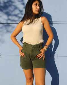 Vintage S Taille Denim Shorts Jeanagers Autre Artisanat Jeans Pantalon Court - Product Image 4