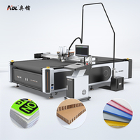 Máquina Cortadora de Papel AOL 1625 CNC Digital Oscilante de Doble Cabezal con Cuchilla de Arrastre
