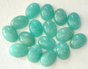 หินอัญมณีทรงรี30ชิ้นจาก Amazonite - Product Image 1