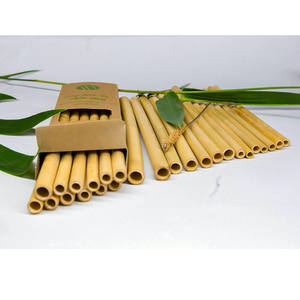 El precio más barato para la paja de bambú con logotipo personalizado Natural de alta calidad de Eco2go Vietnam/Pajita de bambú reutilizable - Product Image 5