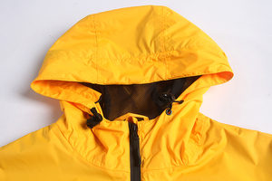 แจ็คเก็ตกันลมสำหรับผู้ชาย, เสื้อแจ็คเก็ตกันลมกันน้ำมีฮู้ดปรับแต่งโลโก้ได้เสื้อแจ็คเก็ตขนแกะลำลองสำหรับฤดูใบไม้ผลิ - Product Image 3