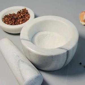 Mortero de cerámica indio tradicional, herramienta de molienda de especias hecha a mano, apto para lavavajillas, ecológico para chefs caseros - Product Image 2