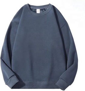 Sudadera de lujo de poliéster/algodón de alto gramaje con bolsillo extragrande, estilo urbano, holgada, para hombre, primavera - Product Image 6