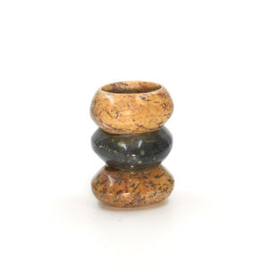 Porte-bougie en marbre noir naturel fait à la main en Inde, irrégulier, élégant, décoration festive, Pâques, maison, vente en gros - Product Image 3