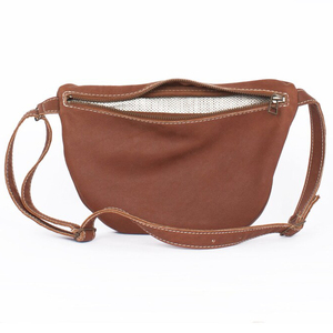 กระเป๋าคาดเอวสำหรับผู้ชายกระเป๋าคาดเอวกระเป๋าคาดเอวหนังวินเทจกันน้ำได้ - Product Image 3