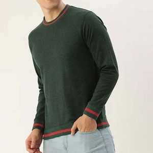 Sweat-shirts pull-over de coupe régulière avec logo personnalisé pour hommes, sweats à capuche vierges en coton mélangé et épais pour le printemps, vente en gros - Product Image 3