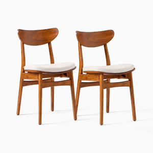 Fauteuils à bascule pour salon en teck de qualité supérieure avec coussin en mousse moelleuse, design écologique, esthétique minimaliste moderne - Product Image 6