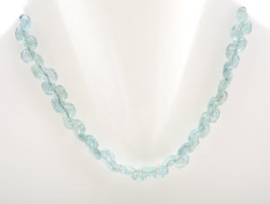 Cuentas de cristal azul facetadas de Aguamarina natural, cuentas de piedras preciosas sueltas para pulseras y collares, joyería - Product Image 2