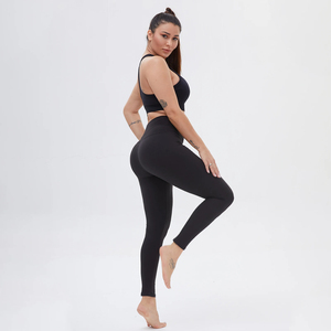 Nouveau leggings femme fitness séchage rapide coton taille haute leggings d'entraînement pantalon de yoga lifting des fesses taille élastique Leggings de yoga - Product Image 2