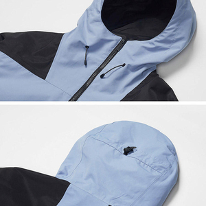Veste de neige technique en toile à capuche personnalisée, unisexe, imperméable, coupe-vent, élégante, pour le snowboard et la randonnée - Product Image 5