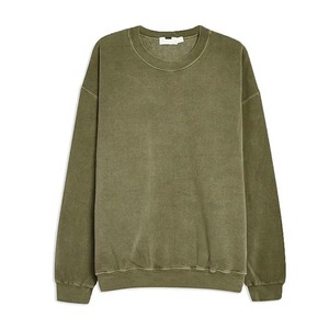 Sudadera larga de algodón para hombre, prenda de vestir, con Logo personalizado, 100% algodón, color blanco, venta al por mayor - Product Image 1