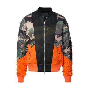 Custom Wholesale 100% Polyester Canvas Satin Bomber <b>Jacket</b> with Stand Collar Waterproof & Windproof <b>Slim</b> <b>Fit</b>-Winter Best Sale - Product Image 6