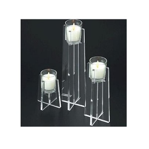 Portavelas de acrílico y metal, tamaño y forma personalizados, portavelas decorativo para bodas y accesorios de decoración para el hogar. - Product Image 5