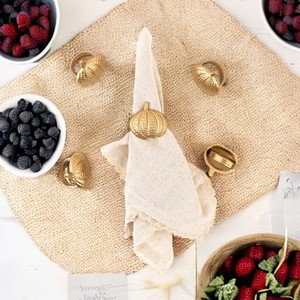 ผู้ผลิตโดยตรงราคาแหวนผ้าเช็ดปากกับฮาโลวีนสร้างสรรค์ฟักทองรูปร่างการออกแบบแหวนผ้าเช็ดปากสําหรับตกแต่งโต๊ะ - Product Image 3