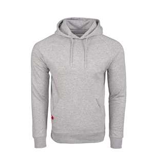 Sweats à capuche unis 100% coton surdimensionnés unisexes personnalisés 400gsm pour hommes taille plus avec logo imprimé brodé - Product Image 5