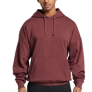 Sweat-shirts streetwear à coupe classique, à fermeture éclair, avec logo personnalisé, épaules tombantes, 100 % coton molletonné respirant, vente en gros - Product Image 1