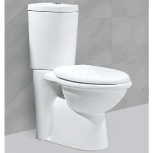 Sanitaires économiques bon marché Suite Twyford WC Salle de bain Céramique Piédestal Lavabo Lavabo et Siphonique Ensemble de Toilette Deux Pièces - Product Image 1