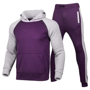 Survêtement de sport pour homme OEM |   Ensemble sweat-shirt et jogging avec logo personnalisé |   Ensemble de survêtement en polaire chaud deux pièces - Product Image 3