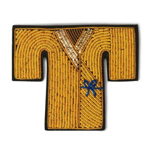 KIMONO, bordado a mano, insignias de seda india, broche de cobre con motivo de China, alfileres decorativos, tamaño personalizable de alta calidad, servicio OEM - Product Image 1