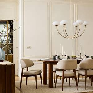 Vente en gros de meubles de salle à manger modernes nouveau design Chaises de salle à manger en bois de teck Chaises de salle à manger - Product Image 6