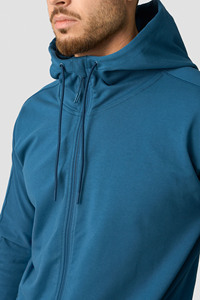 Sweats à capuche zippés basiques pour hommes avec poche vestes légères et décontractées pour les activités d'entraînement en plein air et les vêtements de tous les jours - Product Image 4